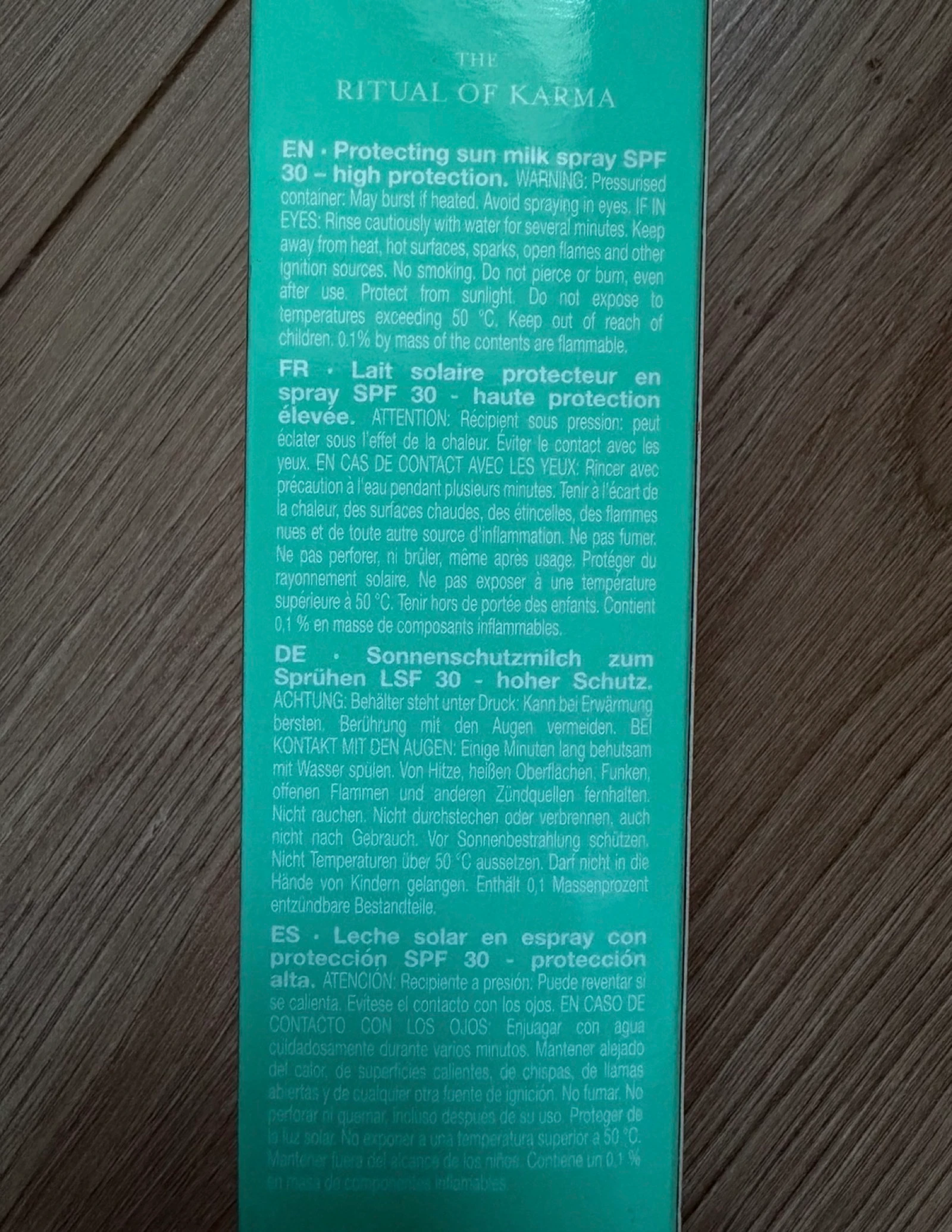 Rituals SPF 30 melkachtige spray – photo 3
